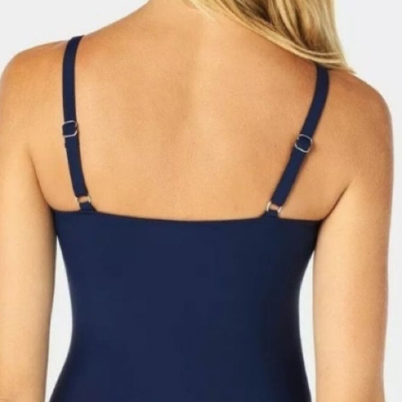 SWIM Solutions High Neck Mesh One Piece Swimsuit - Picture 4 of 7